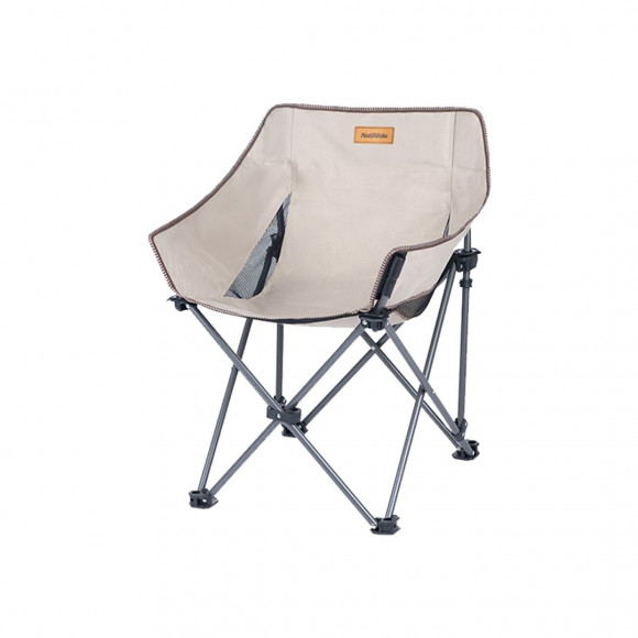 Крісло складане Naturehike NH20JJ022 600D Oxford Cotton / сталь, бежевий Крісло складане Naturehike NH20JJ022 600D Oxford Cotton / сталь, бежевий