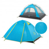 Naturehike P-Series NH18Z044-P 210T/65D four-person tent, blue Naturehike P-Series NH18Z044-P 210T/65D four-person tent, blue