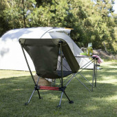 Стілець складаний Naturehike Moon YL08 NH20JJ027, 600D Oxford / алюміній,  зелений Стілець складаний Naturehike Moon YL08 NH20JJ027, 600D Oxford / алюміній,  зелений