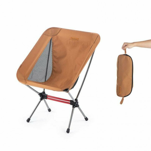 Стілець складаний Naturehike Moon YL08 NH20JJ027, 600D Oxford / алюміній, помаранчевий Стілець складаний Naturehike Moon YL08 NH20JJ027, 600D Oxford / алюміній, помаранчевий