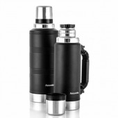 Термос з ручкою Naturehike Q-9H NH19SJ011, 304 сталь, 1.25 л, чорний Термос з ручкою Naturehike Q-9H NH19SJ011, 304 сталь, 1.25 л, чорний