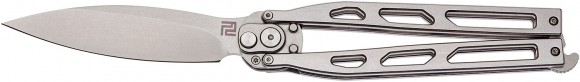 Ніж Artisan Kinetic Balisong Silver