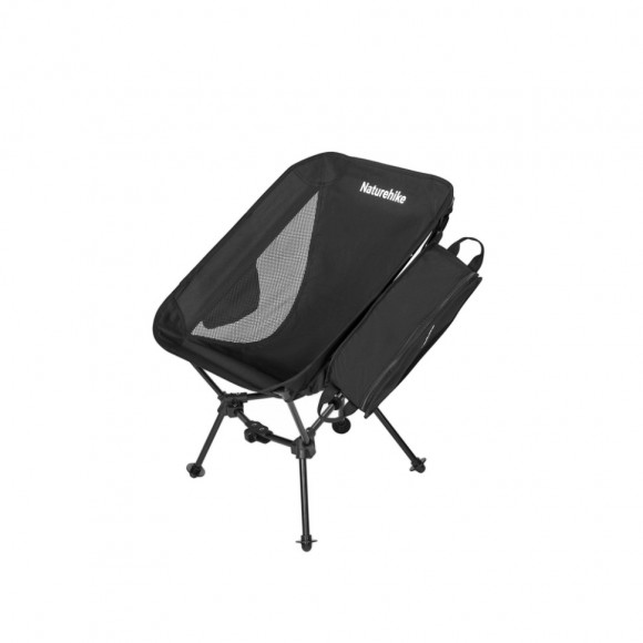 Крісло складане Naturehike Clamshell 001 Triangle Folding Moon Chair, чорний Крісло складане Naturehike Clamshell 001 Triangle Folding Moon Chair, чорний