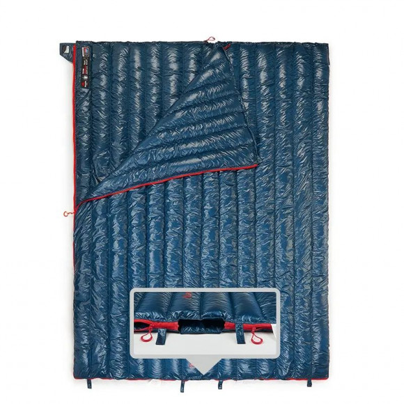 Schlafsack mit Naturdaunen Naturehike CWM400 NH17Y010-R, dunkelblau