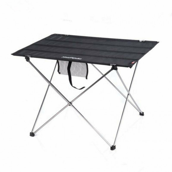 Стіл розкладний Naturehike NH20JJ020,1680D Oxford / алюміній, Розмір L, чорний Стіл розкладний Naturehike NH20JJ020,1680D Oxford / алюміній, Розмір L, чорний
