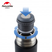 Термос Naturehike NH17S020-B, 304 сталь, 0.6 л, срібний Термос Naturehike NH17S020-B, 304 сталь, 0.6 л, срібний