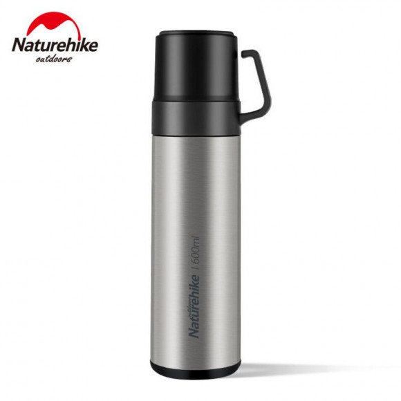 Термос Naturehike NH17S020-B, 304 сталь, 0.6 л, срібний Термос Naturehike NH17S020-B, 304 сталь, 0.6 л, срібний
