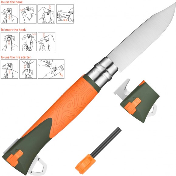 Knife Opinel No. 12 Explore orange Knife Opinel No. 12 Explore orange