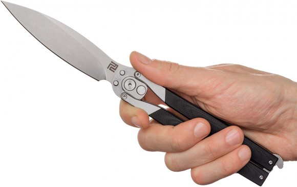 Ніж Artisan Kinetic Balisong G-10 Polished Ніж Artisan Kinetic Balisong G-10 Polished
