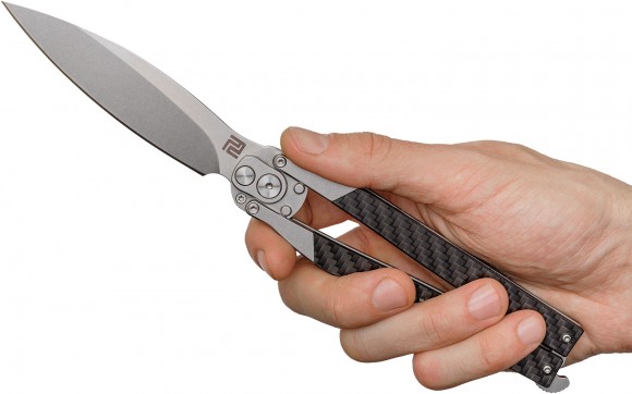 Ніж Artisan Kinetic Balisong CF Ніж Artisan Kinetic Balisong CF