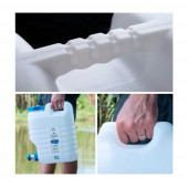 Каністра для води Naturehike BPA free NH16S012-T, 12 л, біла Каністра для води Naturehike BPA free NH16S012-T, 12 л, біла