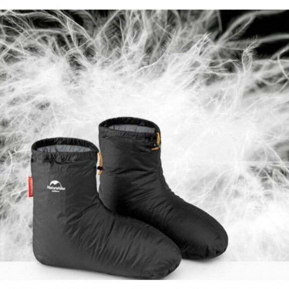 Buty z gęsiego puchu Naturehike NH18S023-T, rozmiar M, czarne