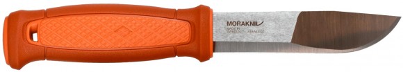 Morakniv Kansbol Multi-Mount knife. The color is orange