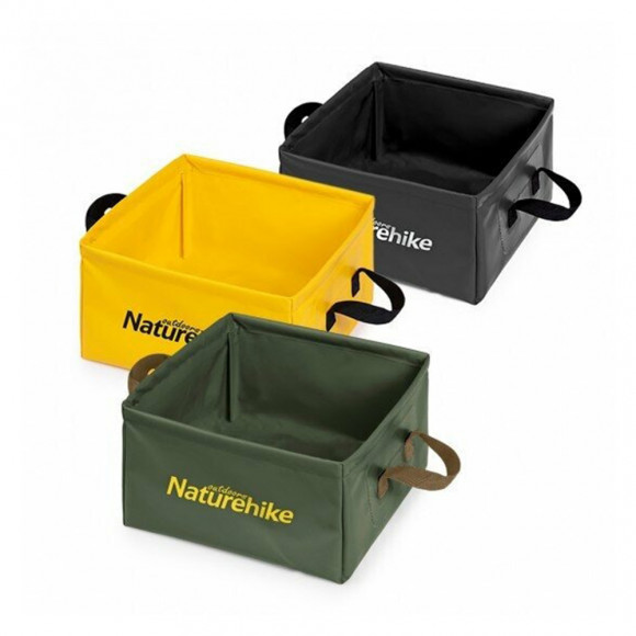 Складаний контейнер для води з ПВХ Naturehike Square bucket 13л army green NH19SJ007 Складаний контейнер для води з ПВХ Naturehike Square bucket 13л army green NH19SJ007