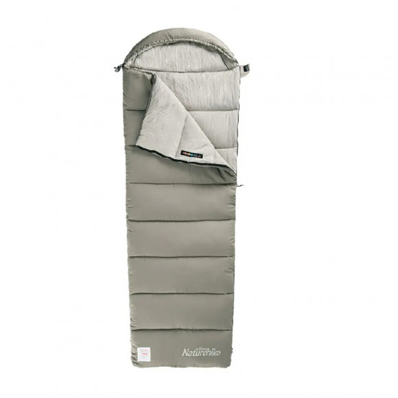 Спальний мішок з капюшоном Naturehike M300 NH20MSD02, зелений, лівий Спальний мішок з капюшоном Naturehike M300 NH20MSD02, зелений, лівий