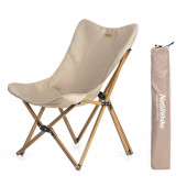 Крісло складане Naturehike Moon Beach MW01 NH19Y001-Z, 600D Oxford / алюміній, бежевий Крісло складане Naturehike Moon Beach MW01 NH19Y001-Z, 600D Oxford / алюміній, бежевий