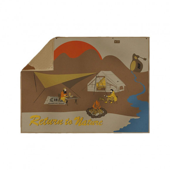 Naturehike fireproof blanket CNH22JU017, beige with pattern