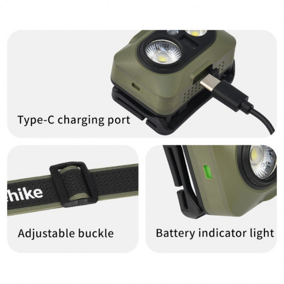 Ліхтар налобний Naturehike CNK2450ZM010, коричневий Ліхтар налобний Naturehike CNK2450ZM010, коричневий