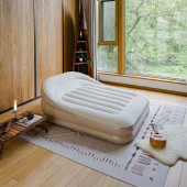 Матрац надувний підвійний з підголовником Naturehike CNK2300DZ020, бежевий Матрац надувний підвійний з підголовником Naturehike CNK2300DZ020, бежевий