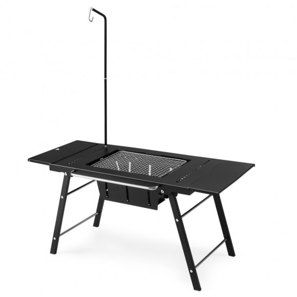 Стіл для барбекю сталевий Naturehike CNK2350CF018, чорний Стіл для барбекю сталевий Naturehike CNK2350CF018, чорний