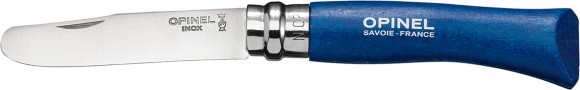Knife Opinel №7 "My First Opinel". Color-dark blue