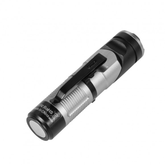 Ліхтар з кліпсою Naturehike CNK2450ZM013, чорно-сірий Ліхтар з кліпсою Naturehike CNK2450ZM013, чорно-сірий