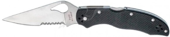 Нож Spyderco Byrd Harrier 2, рукоять G-10, полусеррейтор