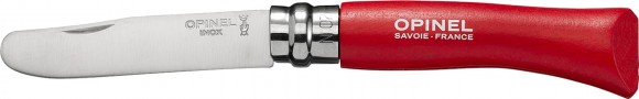 Knife Opinel №7 "My First Opinel". Color-red