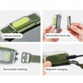 Ліхтар налобний Naturehike CNK2550ZM011, сірий Ліхтар налобний Naturehike CNK2550ZM011, сірий