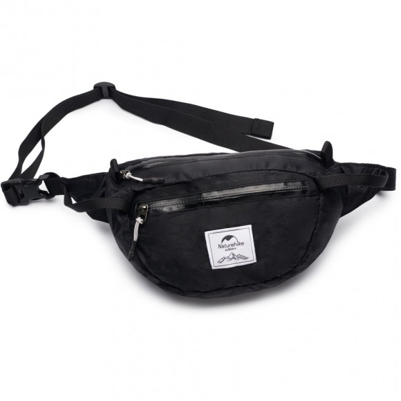 Сумка на пояс Naturehike DL-02 Ultralight Bag NH18B300-B, 6 л, чорний Сумка на пояс Naturehike DL-02 Ultralight Bag NH18B300-B, 6 л, чорний