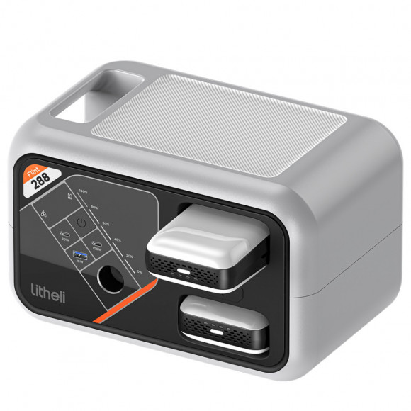 Портативна зарядна станція Litheli FLINT В288, 300Вт, 287 Вт·год + 2 Power Bank Портативна зарядна станція Litheli FLINT В288, 300Вт, 287 Вт·год + 2 Power Bank