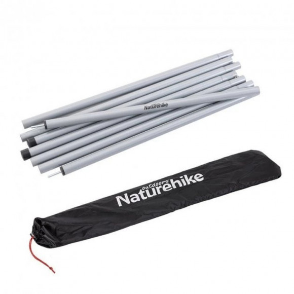 Стійки для тенту сталеві оцинковані Naturehike Steel poles NH19PJ042, 25мм*2.4м, сірі (2 шт) Стійки для тенту сталеві оцинковані Naturehike Steel poles NH19PJ042, 25мм*2.4м, сірі (2 шт)