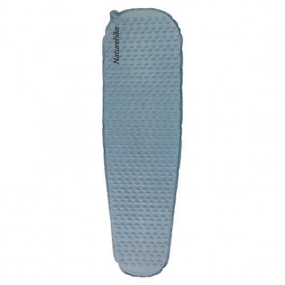 Самонадувний матрац надлегкий одномісний овальний Naturehike CNK2300DZ013, 35 мм, блакитний Самонадувний матрац надлегкий одномісний овальний Naturehike CNK2300DZ013, 35 мм, блакитний