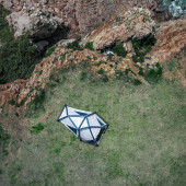 Намет надувний Naturehike CNK2300ZP012, блакитний малий Намет надувний Naturehike CNK2300ZP012, блакитний малий