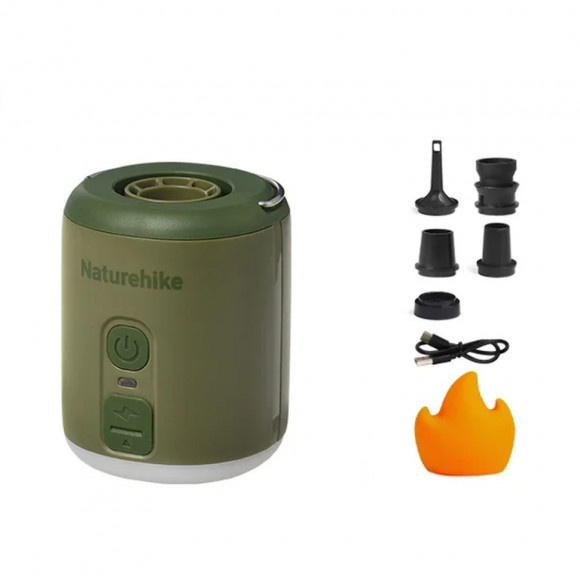 Міні насос - нічник - вентилятор Naturehike CNK2300DQ022, темно-зелений Міні насос - нічник - вентилятор Naturehike CNK2300DQ022, темно-зелений