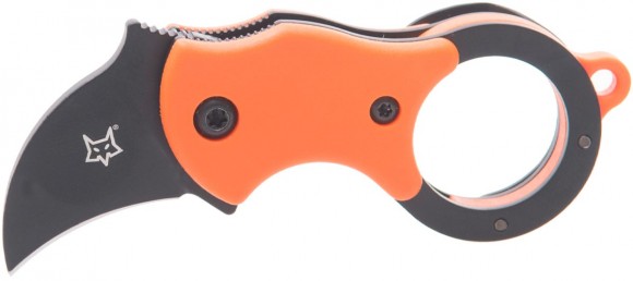 Нож Fox Mini-Ka ц: оранжевый