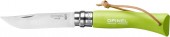 Knife Opinel №7 Inox Trekking light green