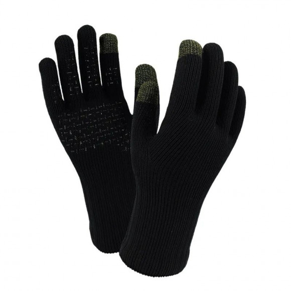 Wasserdichte Handschuhe Dexshell ThermFit mit Merinowolle, Größe S, schwarz
