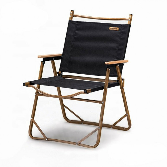 Крісло складане Naturehike MW02 NH19Y002-D, 600D Oxford / алюміній, р-р L, чорний Крісло складане Naturehike MW02 NH19Y002-D, 600D Oxford / алюміній, р-р L, чорний