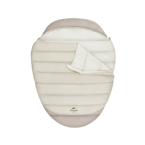 Спальний мішок двомісний Naturehike CNH22SD003, бежевий Спальний мішок двомісний Naturehike CNH22SD003, бежевий