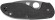 Нож Spyderco Efficient Black Blade, полусеррейтор