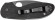 Нож Spyderco Efficient Black Blade, полусеррейтор