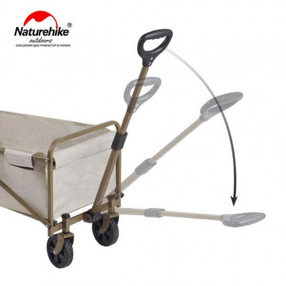 Складаний візок ТС06 Naturehike CNH22JU012, пісочний