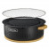Настільна кругла піч із решіткою та сковорідкою Naturehike CNK2550CF010, 36*32.6*12 см, хромоване залізо