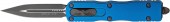 Нож Microtech Dirac DE Black Blade. Цвет: blue Нож Microtech Dirac DE Black Blade. Цвет: blue