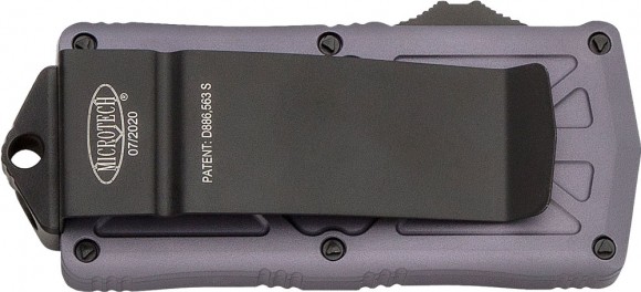 Nóż Microtech Exocet Black Blade DS. Kolor: szary