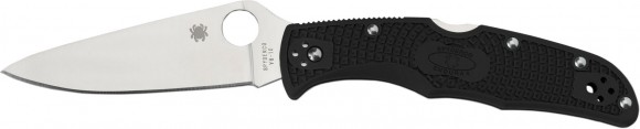 Нож Spyderco Endura4 Black FRN flat ground