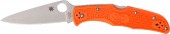 Knife Spyderco Endura4 Flat Ground. Color-orange Knife Spyderco Endura4 Flat Ground. Color-orange