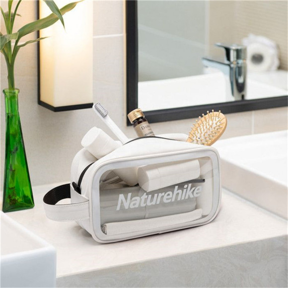 Portable waterproof cosmetic bag Naturehike NH20SN007, Size M, black