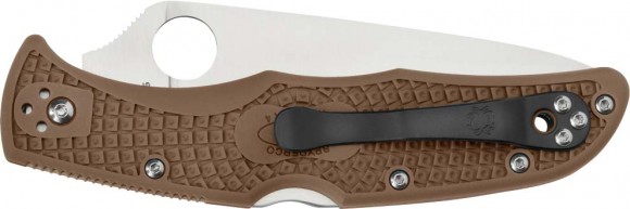 Knife Spyderco Endura4 Flat Ground. Color-brown Knife Spyderco Endura4 Flat Ground. Color-brown